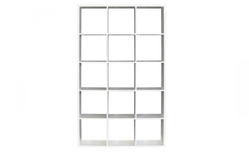 Cube libreria bianca 15 vani verticale--Bianco-Pannello-176 cmx107.2 cm Cube libreria bianca 15 vani verticale--Bianco-Pannello-176 cmx107.2 cm