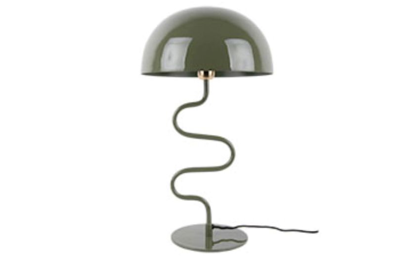 Waved twist lampada da tavolo in metallo verde h54 cm--Verde-Metallo Waved twist lampada da tavolo in metallo verde h54 cm--Verde-Metallo