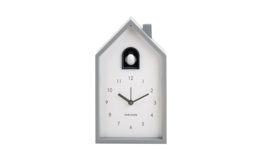 Orologio Cucu Abs Grigio 12x h20 cm--Grigio-Abs-20 cmx12 cm Orologio Cucu Abs Grigio 12x h20 cm--Grigio-Abs-20 cmx12 cm