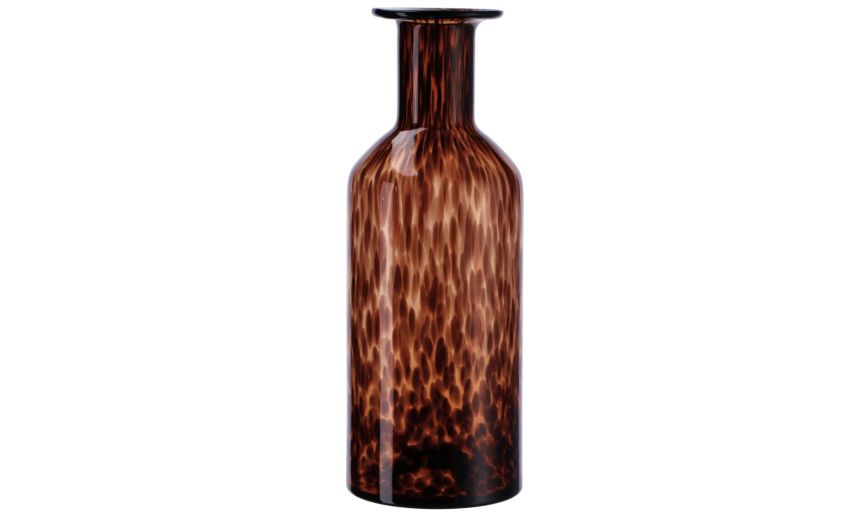 Leopard vaso in vetro ambra h43 cm--Ambra-Vetro Leopard vaso in vetro ambra h43 cm--Ambra-Vetro
