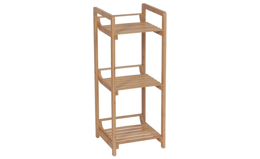 Scaffale bambu 3 ripiani h75 cm--Legno naturale-Bamboo-75 cmx30 cm Scaffale bambu 3 ripiani h75 cm--Legno naturale-Bamboo-75 cmx30 cm
