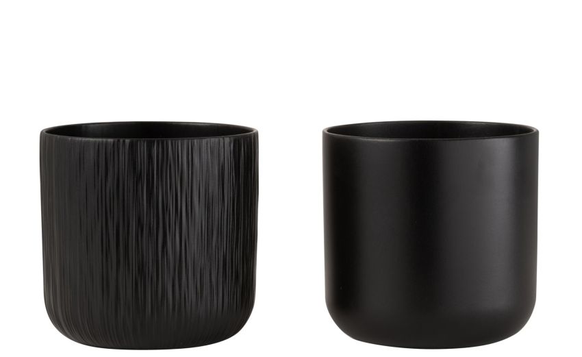 Black porta vaso in ceramica Ø26 Black porta vaso in ceramica Ø26