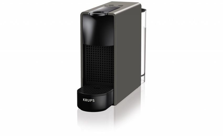 Krups Macchina caffè Essenza Mini XN110BK-con sistema di Capsule Nespresso-Grigio scuro--33 cmx8 Krups Macchina caffè Essenza Mini XN110BK-con sistema di Capsule Nespresso-Grigio scuro--33 cmx8