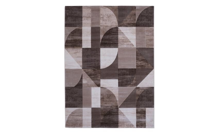Tappeto Geo 160x230 cm--Grigio-Polipropilene Tappeto Geo 160x230 cm--Grigio-Polipropilene