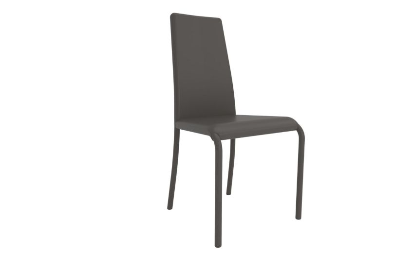 Elettra sedia imbottita in nabucco nero--Nero-Pelle-96 cmx45 cm Elettra sedia imbottita in nabucco nero--Nero-Pelle-96 cmx45 cm