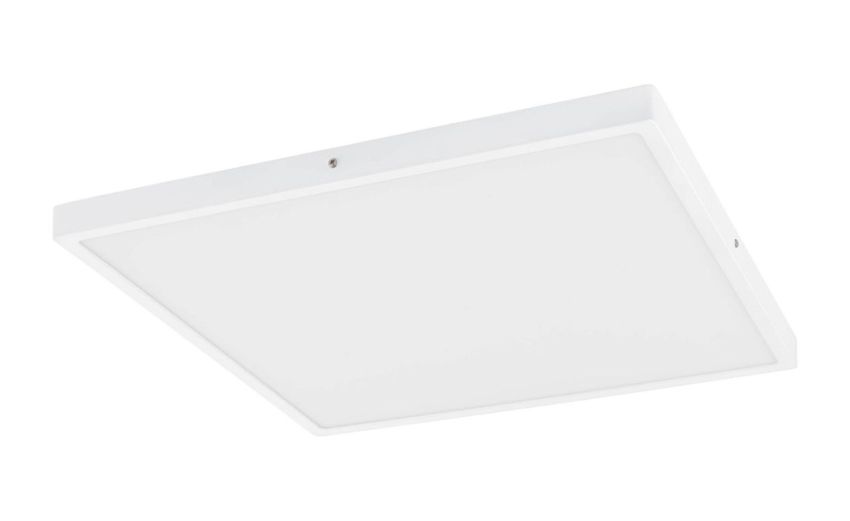 Fueva plafoniera 50x50 cm--Bianco-Alluminio Fueva plafoniera 50x50 cm--Bianco-Alluminio