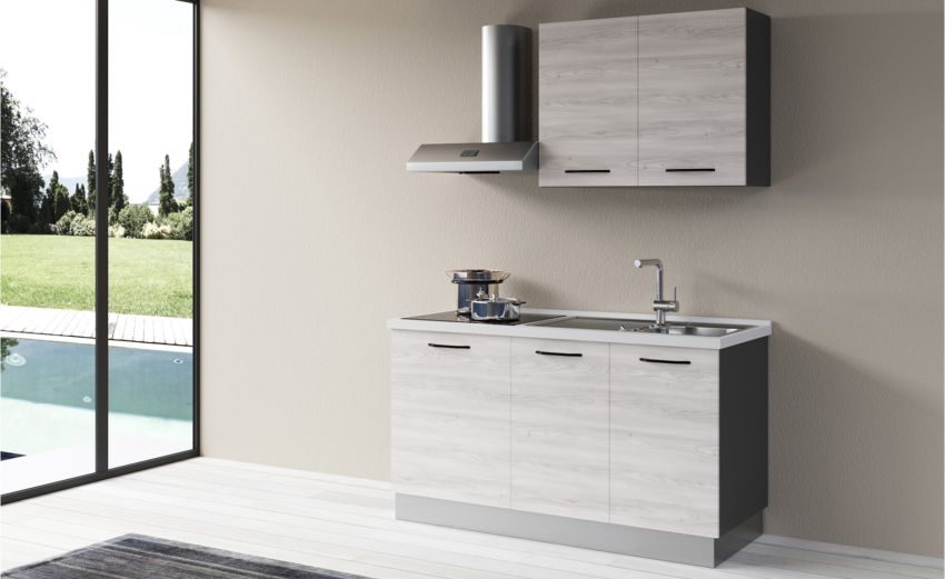 Gilda 2.0 cucina 150 cm colore frassino ghiaccio -1 elettrodomestico Gilda 2.0 cucina 150 cm colore frassino ghiaccio -1 elettrodomestico
