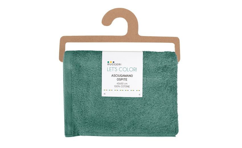 Twist ospite 40x50 cm color pavone---Cotone-40 cmx50 cm Twist ospite 40x50 cm color pavone---Cotone-40 cmx50 cm