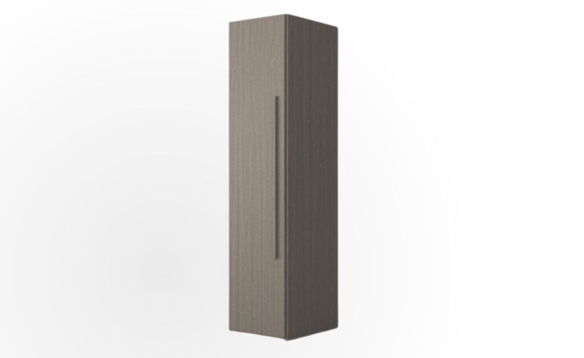 Cabrio armadio olmo 1 anta L49-L.49 cm x H.208 cm x P.62 cm-Legno chiaro-Pannello ecologico-208 cmx49 cm Cabrio armadio olmo 1 anta L49-L.49 cm x H.208 cm x P.62 cm-Legno chiaro-Pannello ecologico-208 cmx49 cm