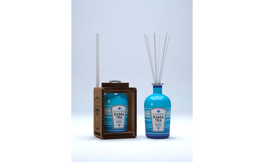 Damatrà diffusore d'essenza talco 250 ml---Vetro Damatrà diffusore d'essenza talco 250 ml---Vetro