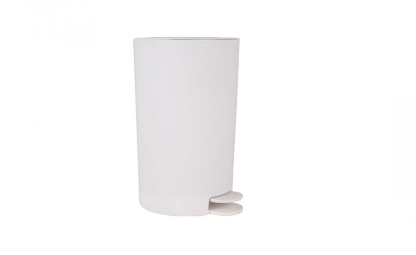 Pedal cestino rifiuti 3 litri bianco- -Bianco-Polipropilene-27 cmx14 Pedal cestino rifiuti 3 litri bianco- -Bianco-Polipropilene-27 cmx14