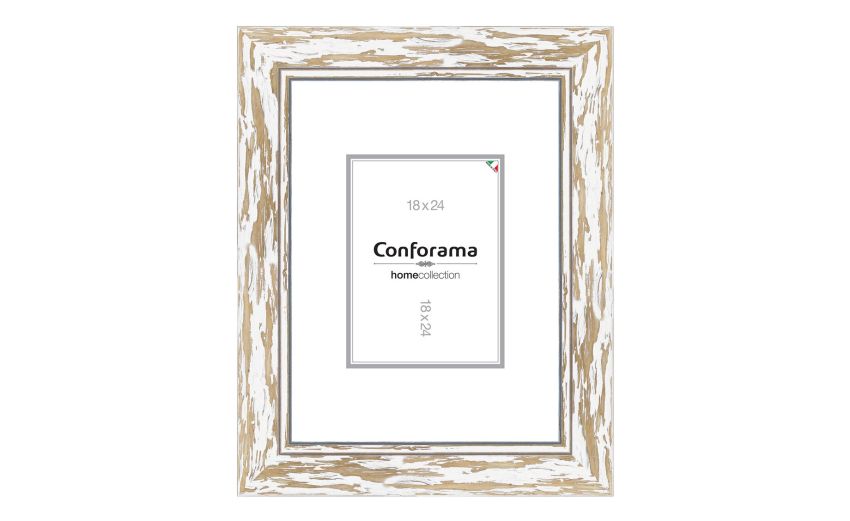 Shopia porta foto sbiancata 18x24 cm--Legno bianco-Legno-24 cmx18 cm Shopia porta foto sbiancata 18x24 cm--Legno bianco-Legno-24 cmx18 cm