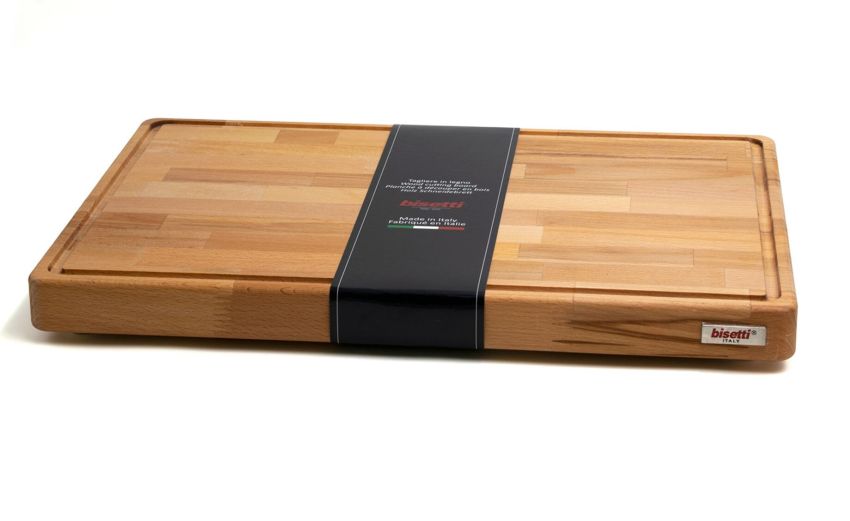 Bisetti Tagliere in faggio lamellare 50x35 cm--Legno naturale-Legno-4 cmx50 cm Bisetti Tagliere in faggio lamellare 50x35 cm--Legno naturale-Legno-4 cmx50 cm