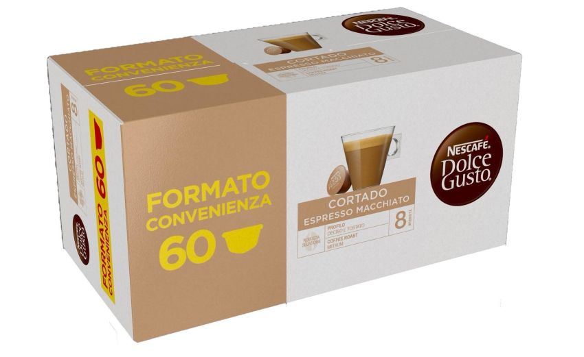 Nestcafé Dolce Gusto Box 60 capsule Cortado-caffè Espresso macchiato Nestcafé Dolce Gusto Box 60 capsule Cortado-caffè Espresso macchiato