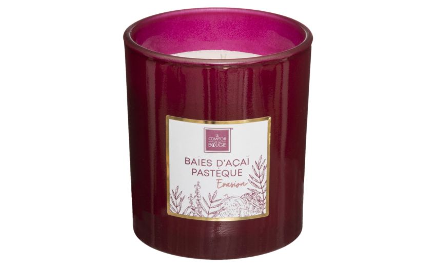 Mael Candela profumata Bacche di Acai e Anguria 190 gr--Bordeaux-Cera Mael Candela profumata Bacche di Acai e Anguria 190 gr--Bordeaux-Cera