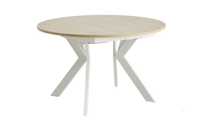 Ibiza tavolo allungabile rovere naturale e bianco--Legno naturale--75 Ibiza tavolo allungabile rovere naturale e bianco--Legno naturale--75