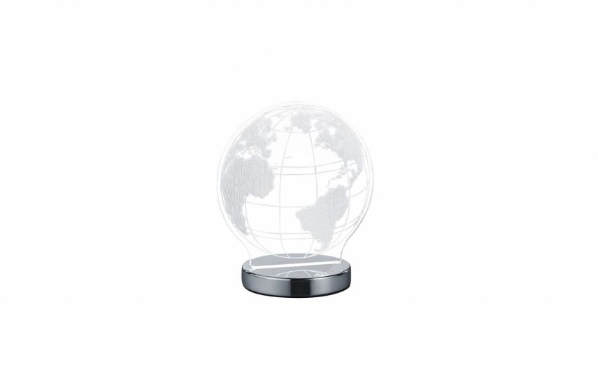 Mondo lampada da tavolo LED bianca 7W- -Bianco-Plastica-21 Mondo lampada da tavolo LED bianca 7W- -Bianco-Plastica-21