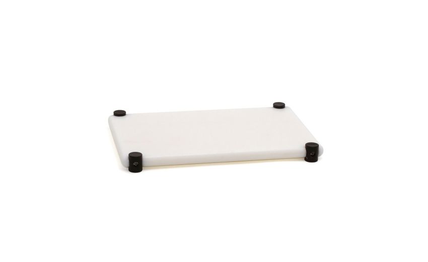 Bisetti Tagliere con piedini bianco 30x20 cm--Bianco-Polietilene-1 Bisetti Tagliere con piedini bianco 30x20 cm--Bianco-Polietilene-1