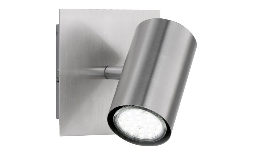 Marley faretto LED 3W in acciaio-Lampadina non inclusa-Cromo-Metallo-15 cmx12 cm Marley faretto LED 3W in acciaio-Lampadina non inclusa-Cromo-Metallo-15 cmx12 cm