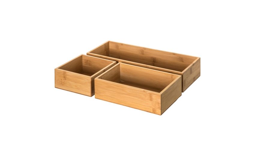 Liv organizer 3 scomparti scorrevoli in bamboo--Legno naturale-Bamboo-20 Liv organizer 3 scomparti scorrevoli in bamboo--Legno naturale-Bamboo-20