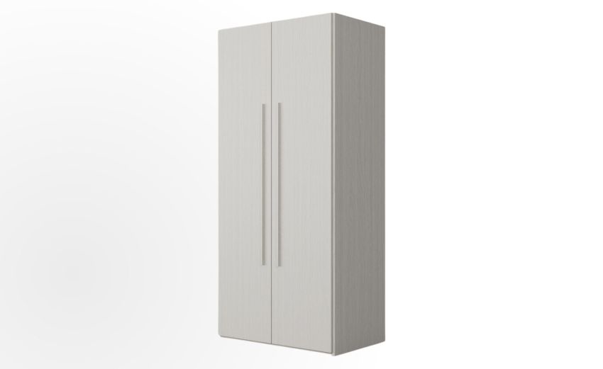 Cabrio armadio 2 ante betulla L.95-L.95xP.62XH.208 cm-Legno chiaro-Pannello ecologico-208 cmx95 cm Cabrio armadio 2 ante betulla L.95-L.95xP.62XH.208 cm-Legno chiaro-Pannello ecologico-208 cmx95 cm