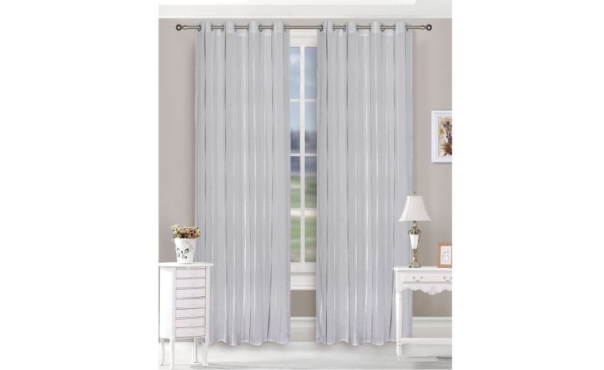 Wendy tenda in tessuto grigio 140x290 cm- -Grigio-100% Poliestere-290 cmx140 cm Wendy tenda in tessuto grigio 140x290 cm- -Grigio-100% Poliestere-290 cmx140 cm