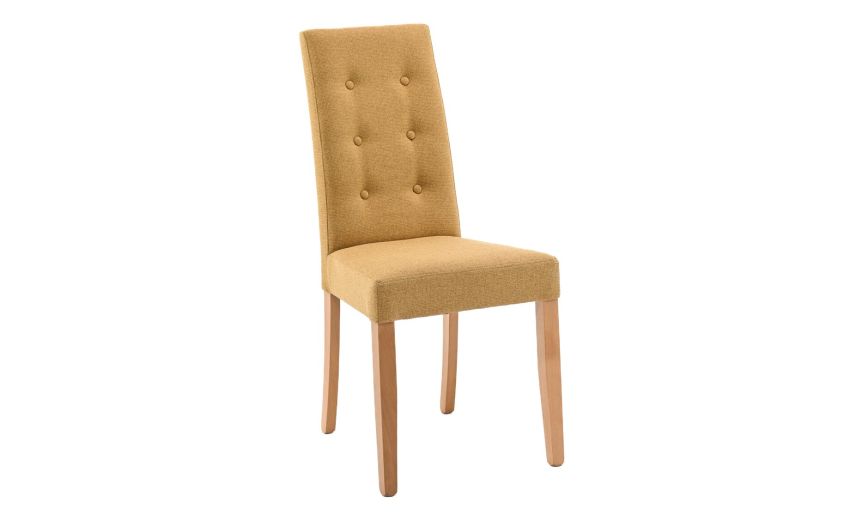 Peggy sedia in tessuto ocra--Ocra-Legno-98 cmx58 cm Peggy sedia in tessuto ocra--Ocra-Legno-98 cmx58 cm
