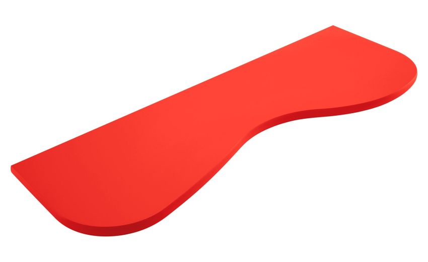 Cupido mensola in mdf rosso 76x26 cm- -Rosso-Mdf-26 cmx76 cm Cupido mensola in mdf rosso 76x26 cm- -Rosso-Mdf-26 cmx76 cm