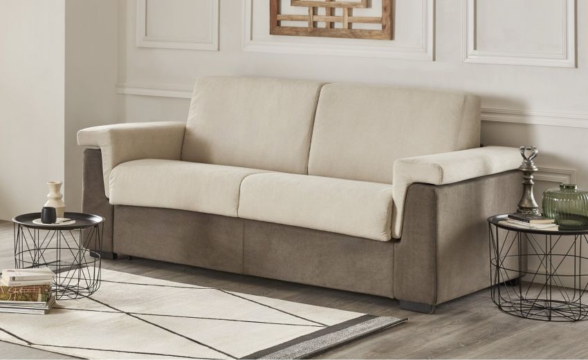Valery divano letto in tessuto beige-Materasso h18 cm-460492-Tessuto-190 x 140 cm Valery divano letto in tessuto beige-Materasso h18 cm-460492-Tessuto-190 x 140 cm