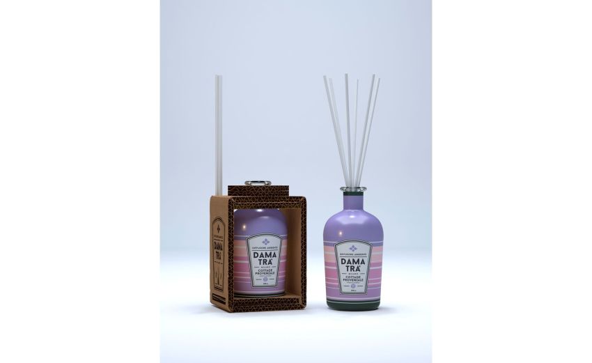 Damatrà diffusore d'essenza lavanda 250 ml---Vetro Damatrà diffusore d'essenza lavanda 250 ml---Vetro