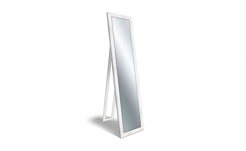 Boston specchio da terra bianco 40x160 cm- -Bianco-Legno-160 cmx40 cm Boston specchio da terra bianco 40x160 cm- -Bianco-Legno-160 cmx40 cm