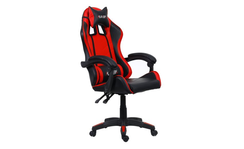 Game poltrona gaming rosso/nero -Elevazione a gas-Rosso-Pvc-115 cmx65 cm Game poltrona gaming rosso/nero -Elevazione a gas-Rosso-Pvc-115 cmx65 cm