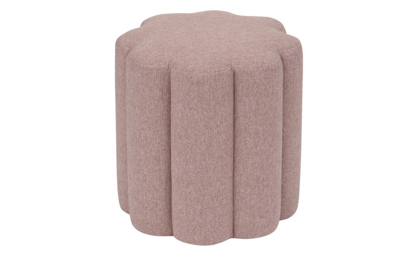 Floral pouf in legno rosa 38x41 cm--Rosa-Legno-41 cmx38 cm Floral pouf in legno rosa 38x41 cm--Rosa-Legno-41 cmx38 cm
