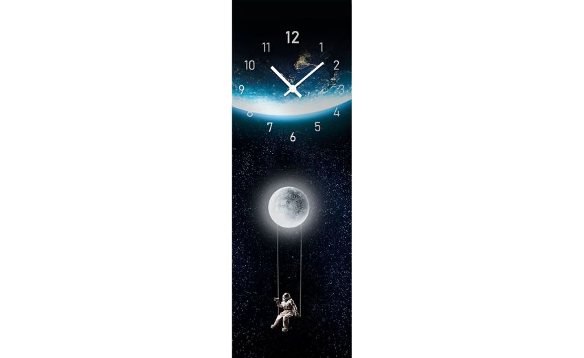 Comics orologio in vetro blu scuro 20x60 cm---Metallo-30 cmx30 cm Comics orologio in vetro blu scuro 20x60 cm---Metallo-30 cmx30 cm