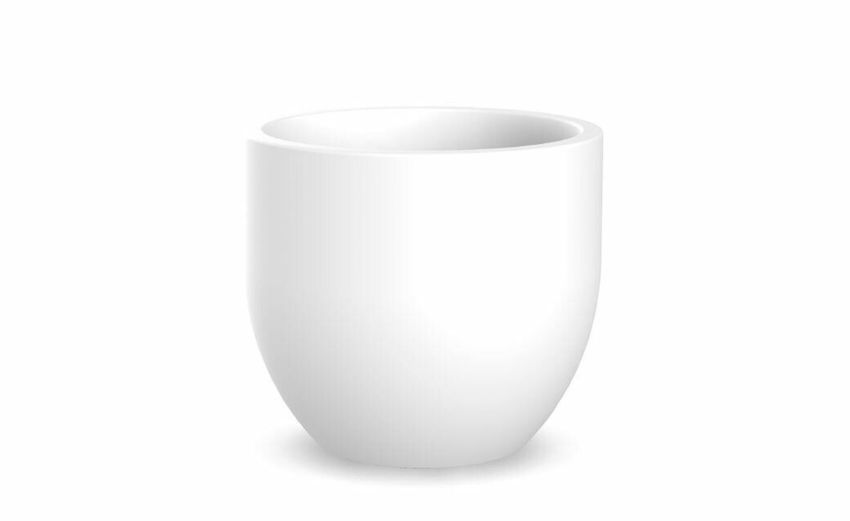 Azalea vaso in polietilene bianco Ø40xh33 cm--Bianco-Polietilene Azalea vaso in polietilene bianco Ø40xh33 cm--Bianco-Polietilene