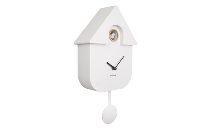 Cucu orologio da muro in abs bianco--Bianco-Abs Cucu orologio da muro in abs bianco--Bianco-Abs