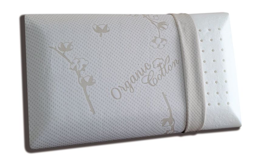Guanciale memory organic cotton--Bianco-Cotone-12 cmx42 cm Guanciale memory organic cotton--Bianco-Cotone-12 cmx42 cm