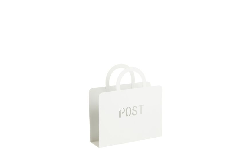 Borsa Rivista in metallo bianco 30x32 cm--Bianco-Metallo-32 cmx30 cm Borsa Rivista in metallo bianco 30x32 cm--Bianco-Metallo-32 cmx30 cm