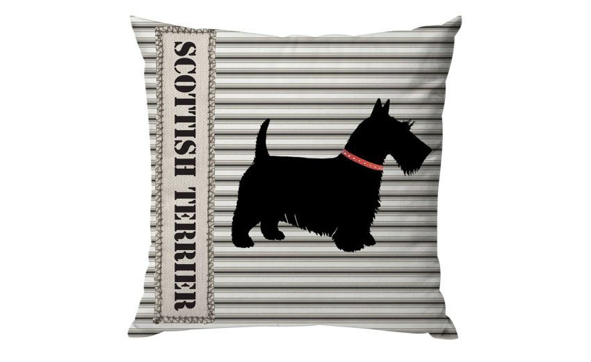 Dogbreeds cuscino scottish terrier 45x45 cm--Multicolore-100% Poliestere-45 cmx45 cm Dogbreeds cuscino scottish terrier 45x45 cm--Multicolore-100% Poliestere-45 cmx45 cm