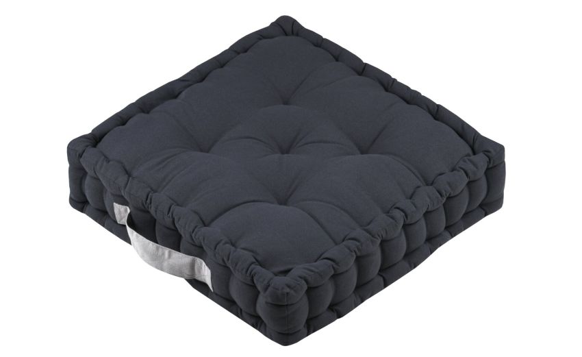 Duo cuscino materasso antracite 45x45 cm--Antracite-Cotone-45 cmx45 cm Duo cuscino materasso antracite 45x45 cm--Antracite-Cotone-45 cmx45 cm