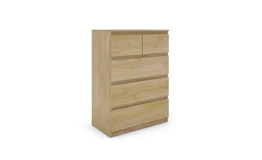 Akitas como' 5 cassetti rovere chiaro--Legno-Pannello-104 cmx75 cm Akitas como' 5 cassetti rovere chiaro--Legno-Pannello-104 cmx75 cm