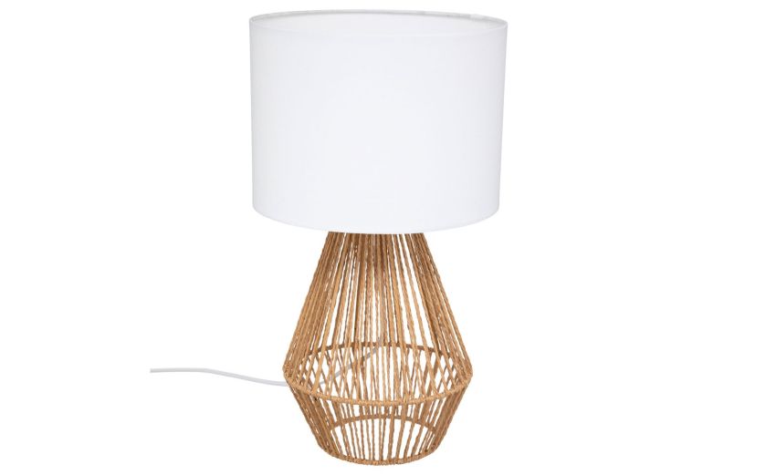 Lila lampada da tavolo naturale 25W h40 cm--Legno naturale-Legno-40 cmx23 cm Lila lampada da tavolo naturale 25W h40 cm--Legno naturale-Legno-40 cmx23 cm