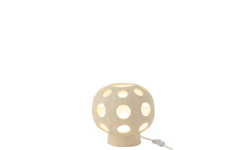Lampada da tavolo beige--Beige-Gres Lampada da tavolo beige--Beige-Gres