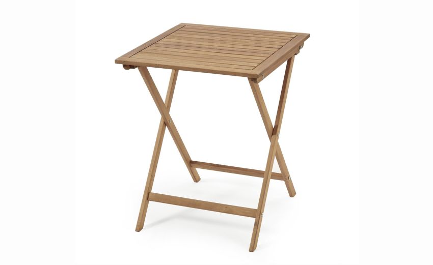 Casual tavolino pieghevole in legno di acacia teak-Pieghevole-Legno chiaro-Legno di acacia-76 cmx60 cm Casual tavolino pieghevole in legno di acacia teak-Pieghevole-Legno chiaro-Legno di acacia-76 cmx60 cm