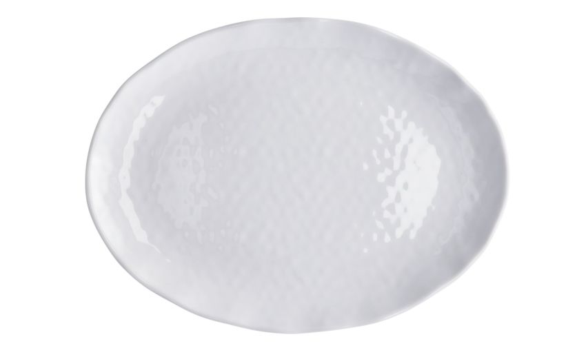 Vassoio ovale in melamina bianco--Bianco-Resina-65 cmx81 cm Vassoio ovale in melamina bianco--Bianco-Resina-65 cmx81 cm