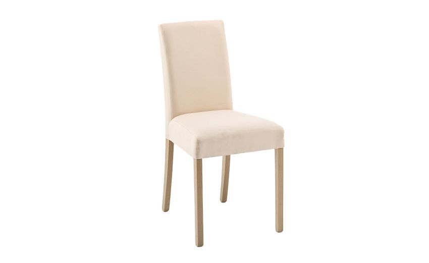 Mood sedia in legno rovere naturale/beige--Beige-Legno Mood sedia in legno rovere naturale/beige--Beige-Legno
