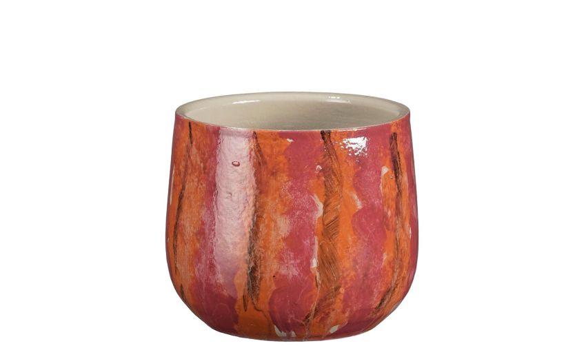 Nigel vaso rosa scuro h13 cm--Terracotta Nigel vaso rosa scuro h13 cm--Terracotta