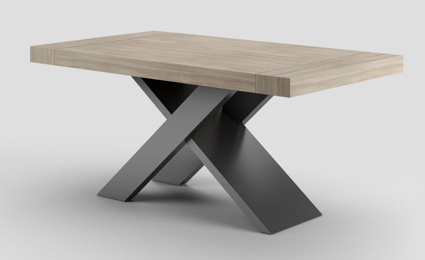 Twin tavolo olmo L140/220 cm-Tavolo allungabile-Legno chiaro-Nobilitato-76 cmx140 cm Twin tavolo olmo L140/220 cm-Tavolo allungabile-Legno chiaro-Nobilitato-76 cmx140 cm