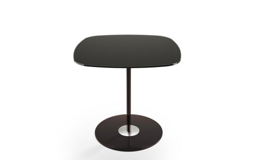 Glass tavolino Dallia quadrato nero h44 cm--Nero-Vetro-44 cmx46 cm Glass tavolino Dallia quadrato nero h44 cm--Nero-Vetro-44 cmx46 cm