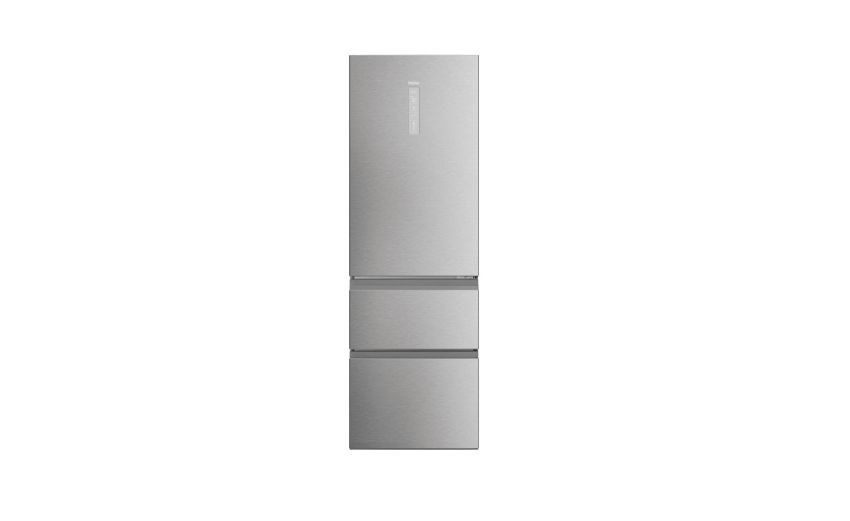 Haier Frigorifero 3 porte Total No Frost HTW5618DNMG-3D 60 serie 5 in classe D - H185cm-Inox--185 cmx59 Haier Frigorifero 3 porte Total No Frost HTW5618DNMG-3D 60 serie 5 in classe D - H185cm-Inox--185 cmx59